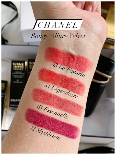 chanel rouge allure velvet nuit|Chanel Rouge Allure velvet vie.